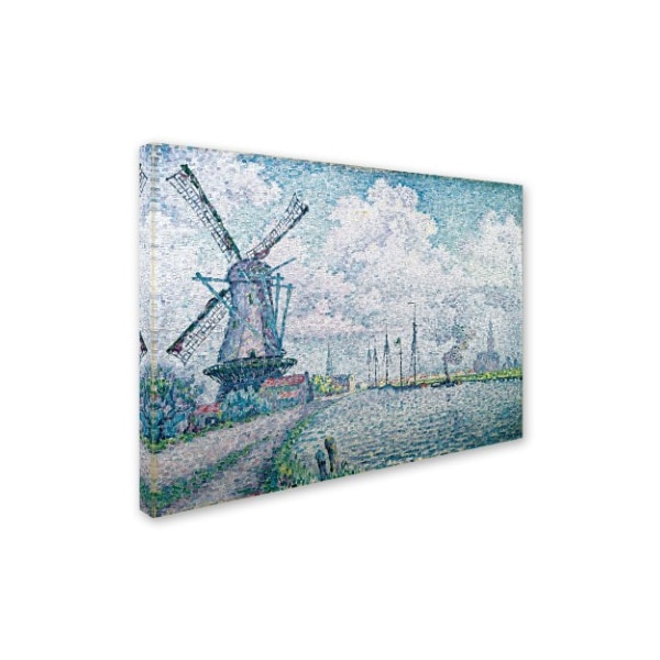 Paul Signac 'Canal Of Overschie' Canvas Art,18x24